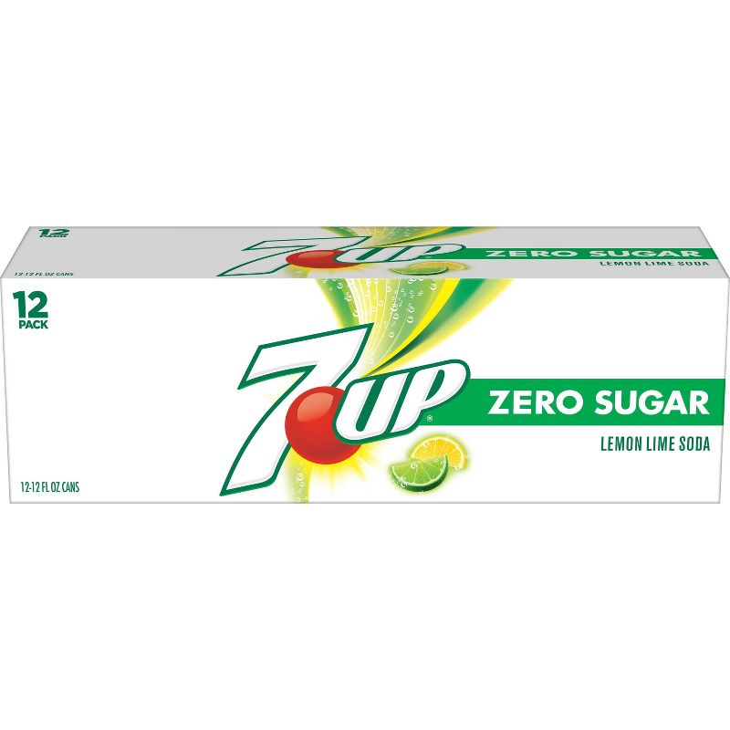 7UP Zero Sugar Lemon Lime Soda - 12pk/12 fl oz Cans, 3 of 11