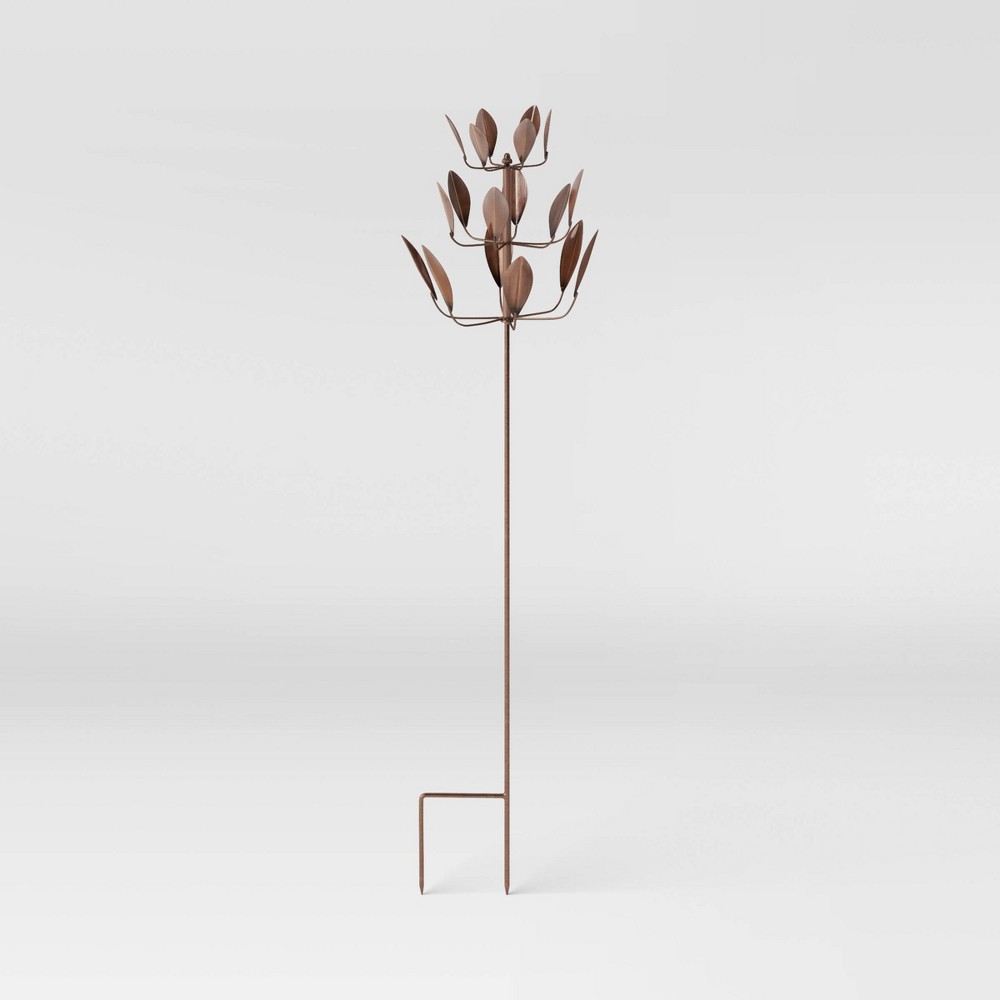 Metal Flower Garden Stake Copper - Smith & Hawken