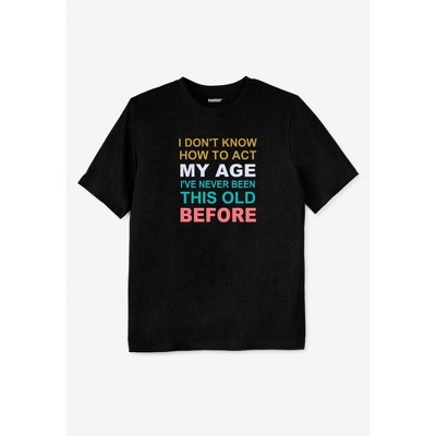 KingSize Slogan Graphic T-Shirt