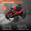 24V Ride-On Toys for Big Kids，Electric Four Wheeler，Electric Car for Kids 37-95 Months,with Parent Remote,4 Shock Absorbers - 2 of 4