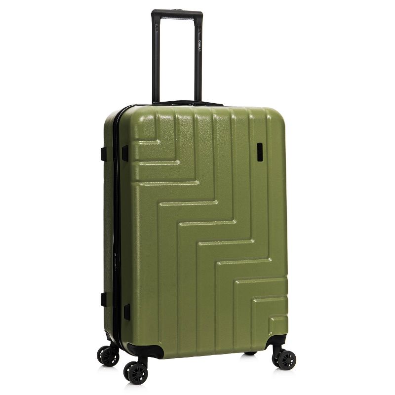 DUKAP Zahav Lightweight Hardside Large Checked Spinner Suitcase - Green, 6 of 19