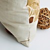 Slickblue Linen Stylish Patchwork Pillow Cushion - Decorative Floor Cushion, 19.7x19.7 inches, 5 Designs Available - 4 of 4