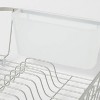 Small Steel Dish Drainer Brushed Nickel - Brightroom