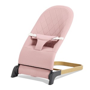 Grungis Ergonomic Baby Bouncer,Foldable Baby Bouncer Seat with 3 Height Adjustments,Portable Newborn Rocker for Babies 0-6 Months - 1 of 4