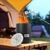 10" H Smokeless Tabletop Fire Pit, Portable Stainless Steel Outdoor Heater - 3 of 4