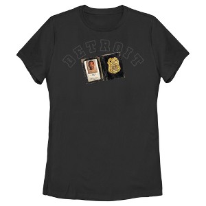 Women's Beverly Hills Cop: Axel F Detroit ID Card and Badge T-Shirt - 1 of 4