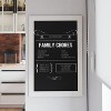 Merrick Lane Wall Mount Magnetic Chalkboard Sign with Eraser, Hanging Wall Chalkboard Memo Board - 2 of 4