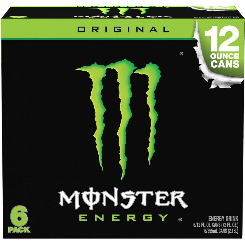 Monster Energy Regular Energy Drink - 6pk/12 fl oz Cans, 5 of 7