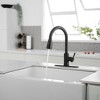 Single handle pull down sprayer kitchen faucet commercial kitchen sink faucet - 3 of 4