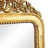 Mango Wood Floral Intricately Carved Acanthus Wall Mirror Gold - Olivia & May: Elegant Rectangular Design, No Assembly Required - 4 of 4