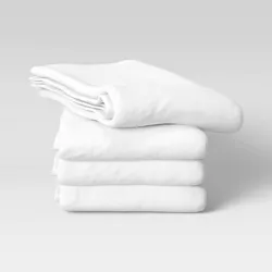 4pk 30"x30" Cotton Kitchen Towels White - Room Essentials™