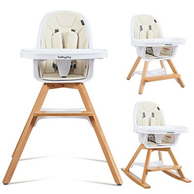 Convertible Wooden Baby High Chair, Wooden High Chairs For Infants