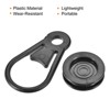 Unique Bargains Tarp Grabbers Tent Clips Plastic Round Movable Snaps for Outdoor Camping Awning Banner Cover Black 6 Pcs - 4 of 4