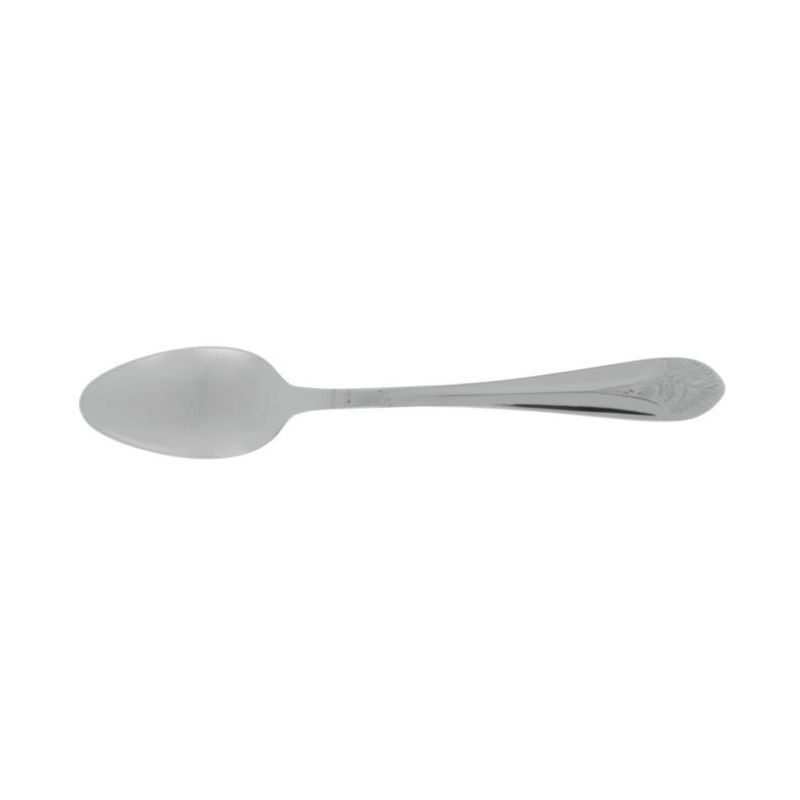 Winco 0031-03, 7.56" Peacock Extra Heavy 18-8 Stainless Steel Dinner Spoon, Classic Old Fashioned Soup Spoons, 12/Pack, 2 of 4