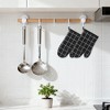 REGALWOVEN Oven Mitts and Pot Holders Sets 4Pcs, Kitchen Oven Gloves, Heat Resistant Oven Mitts and Pot Holders for Kitchen - 2 of 4