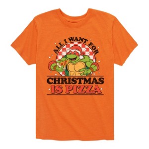 Boys' - Teenage Mutant Ninja Turtles - All I Want For Christmas Short Sleeve Graphic T-Shirt - 1 of 4