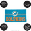 Evergreen Miami Dolphins, 16" x 28" Embossed Indoor Outdoor Doormat Home Decor - image 3 of 4