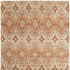 Orange and Tan Geometric Hand Woven Area Rug - 4 of 4