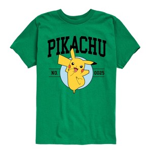 Boys' - Pokémon - Pikachu Collegiate Short Sleeve Graphic T-Shirt - 1 of 4