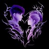 Mens KPop Demon Hunters Jinu and Rumi Love Sweatshirt - 2 of 4