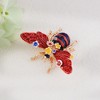 Anna-Kaci Crystal Rhinestone Bee Crystal Rhinestone Brooch Pin - Elegant Enamel Insect Flower Jewelry for Women & Men - 3 of 4