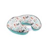 Bacati - 3 pc Safari Jungle Aqua Orange Gray Boys Hugster Feeding & Infant Support Nursing Pillow - image 2 of 4