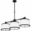 Quoizel Lighting Kylen 3 - Light Chandelier in  Matte Black - 4 of 4