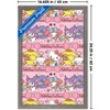 Trends International Hello Kitty and Friends: 25 Snack Time - Collage Framed Wall Poster Prints - 3 of 4