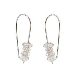Herkimer Diamond Threader Earrings - 1 of 4