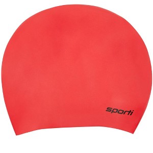Sporti Long Hair Silicone Swim Cap - 1 of 4