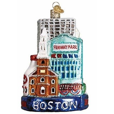 Old World Christmas Glass Blown Christmas Ornament, City of Boston