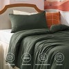 Bedsure | 3Pcs Beige Soft Warm Imitation Washed Cotton Bed Comforter Sets for All Seasons - 4 of 4