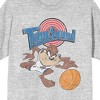 Space Jam 1996 Tune Squad Taz Crew Neck Short Sleeve Athletic Heather Men's T-shirt - 3 of 4