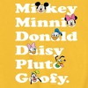 Boys' - Disney - Mickey Friends Character List Short Sleeve Graphic T-Shirt - 2 of 4