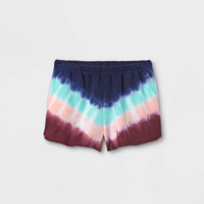 Kids' Fleece Raw Edge Lounge Shorts - art class™ XS