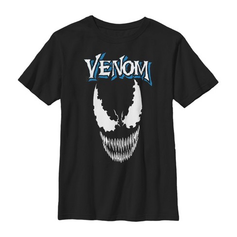 Boy's Marvel Venom Face Logo T-shirt : Target