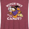 Women's - Garfield - Witch Way To The Candy Graphic Racerback Tank - 2 of 4