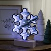 Northlight LED 3D Snowflake Christmas Infinity Mirror Light - 7.75" - 2 of 4