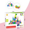 Everplay 66 Piece Play Set Magnetic Tile Set for Kids Ages 3+, Multicolor - 2 of 4