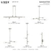 Livex Lighting Bannister 3 - Light Pendant in  Brushed Nickel - 2 of 4