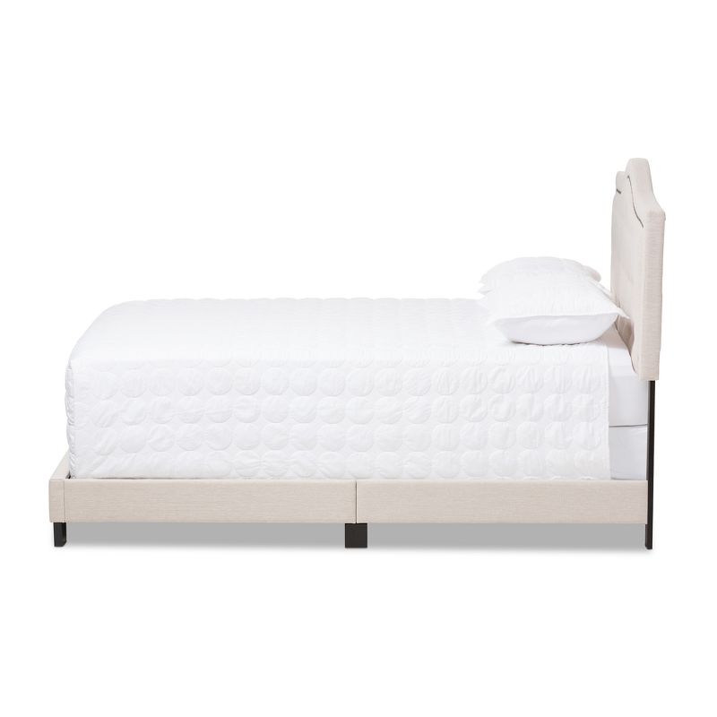 Emerson Modern and Contemporary Fabric Upholstered Bed - Baxton Studio, 3 of 10