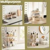 Cabinet Organizer Shelf, Set of 4 Kitchen Counter Shelves, Kitchen Storage, Spice Rack, Stackable, Expandable, Metal and Engineered Wood - 4 of 4