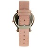 Peugeot Women's Heart Shaped Rose Gold Crystal Watch with Pink Suede Strap - 2 of 4