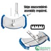 Quickway Imports Weighted Manual Swimming Pool Vacuum Head with Swivel Hose Connector Flexible Side Brush for Pool Maintenance Use - 3 of 4