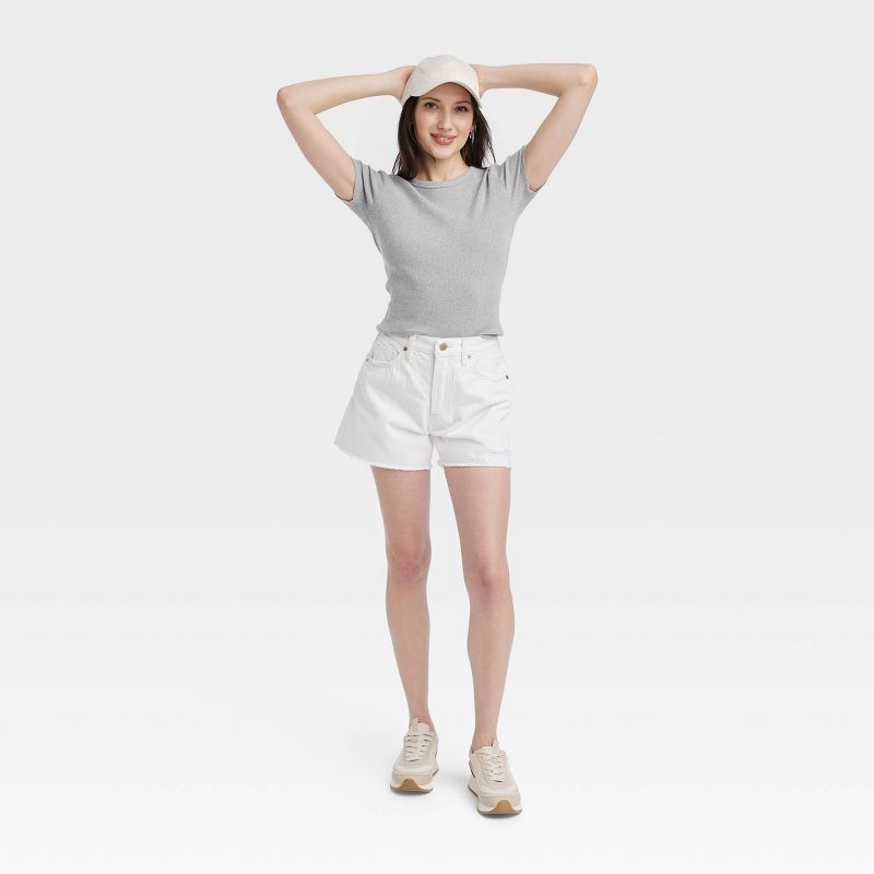 Women's Shrunken Short Sleeve T-Shirt - Universal Thread™ , 4 of 5