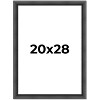 PosterPalooza | Refined Black Picture Frame - UV Acrylic, Foam Board Backing, Hanging Hardware - 2 of 4