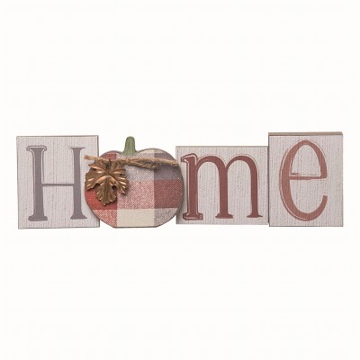 Transpac Wood White Harvest Autumn Home Tabletop Decor