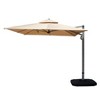 TiramisuBest 9ft Aluminum Cantilever Tilt Patio Umbrella with Center Pole - Lake Blue (Not Base) - 4 of 4