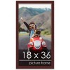 PosterPalooza | Panoramic Classic Modern Brown Frame - UV Acrylic, Foam Board Backing, Hanging Hardware - 3 of 4