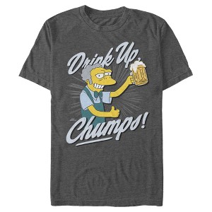 Men's The Simpsons Drink Up, Champs T-Shirt - 1 of 4